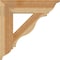Ekena Millwork Funston Traditional Rough Sawn Bracket, Western Red Cedar, 6"W x 28"D x 28"H BKT06X28X28FST01RWR - alternate 3